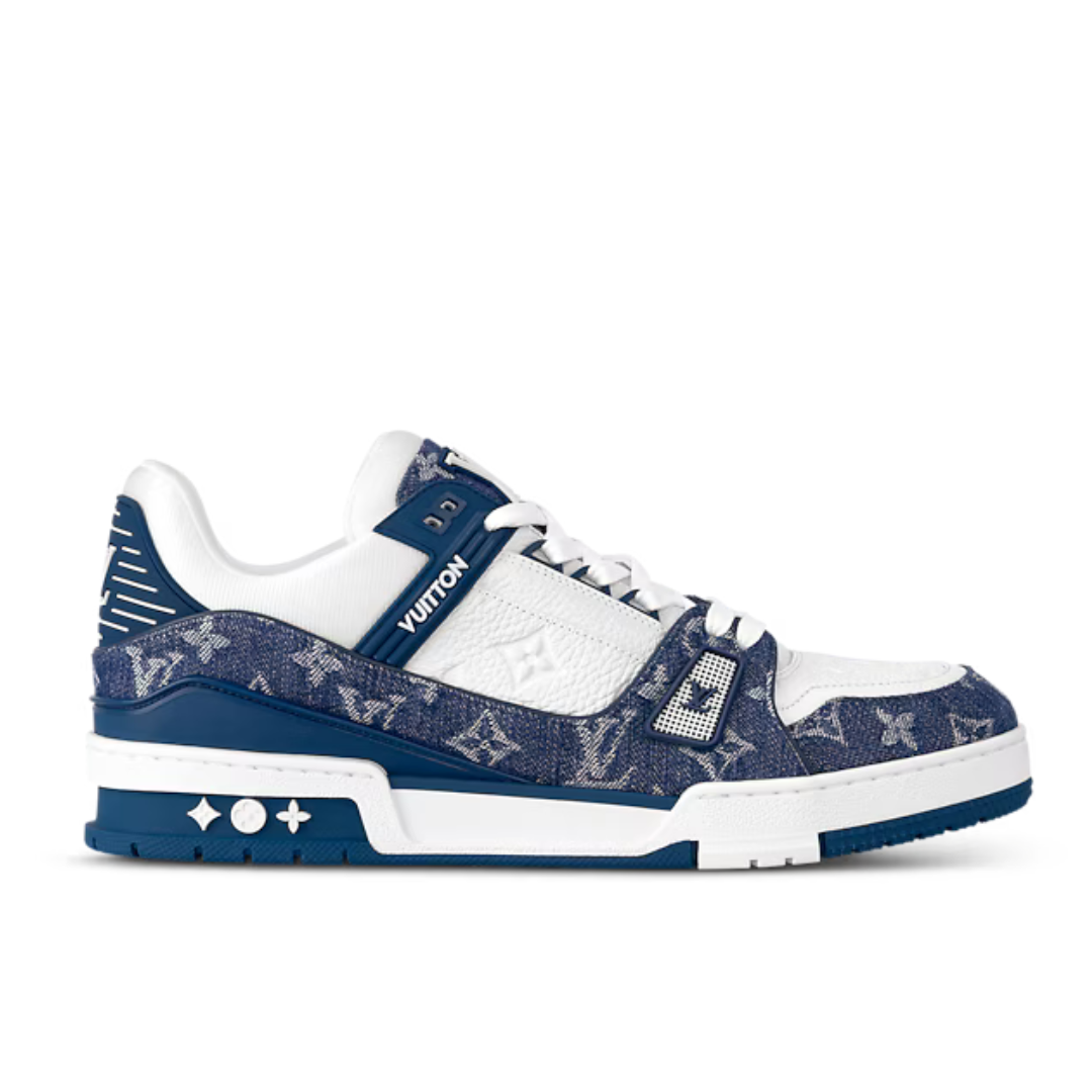 Lv Trainer Sneaker Blue