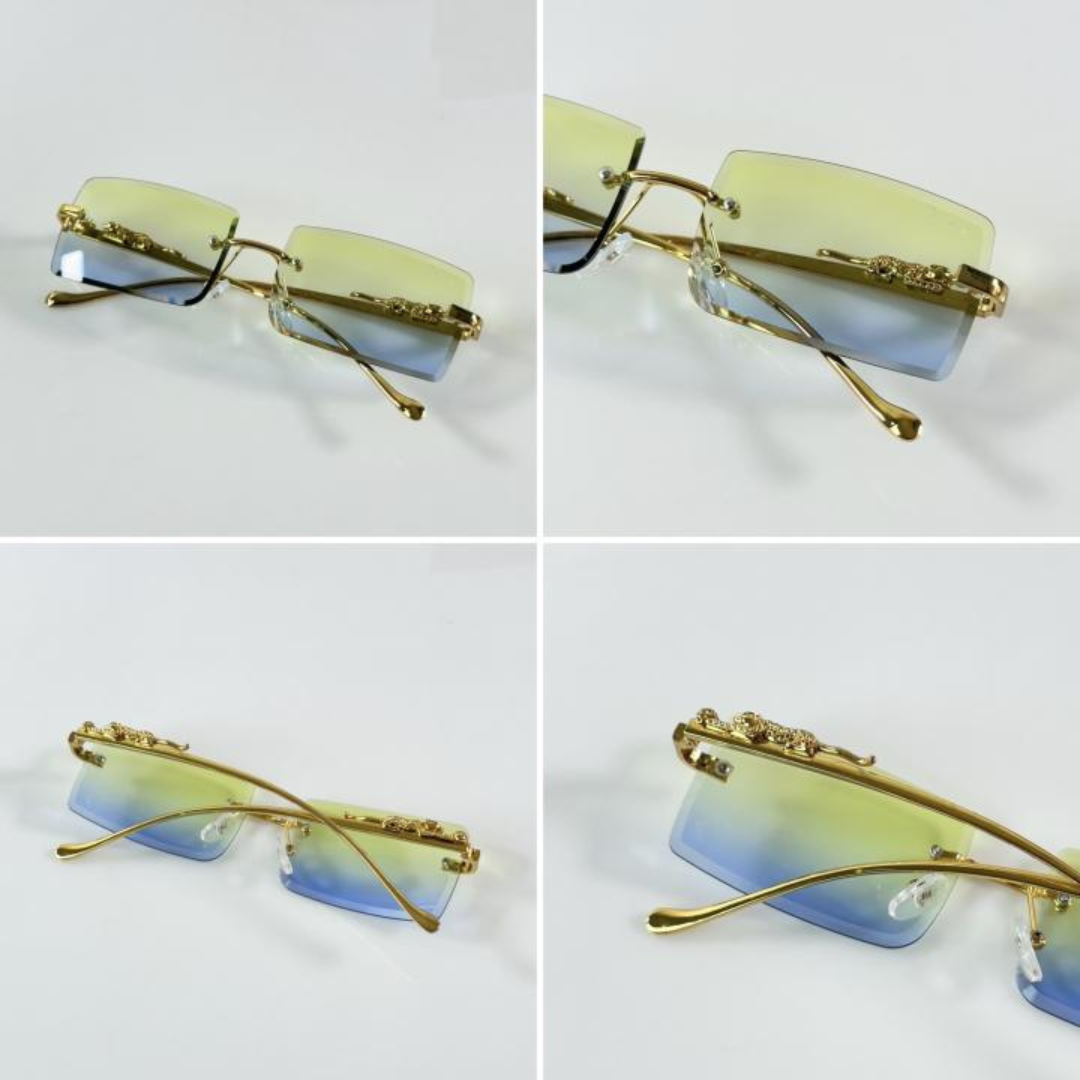 Cartier 5151 Gold Green Blue