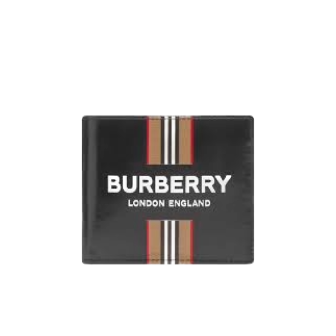 BB Icon Stripe Logo Billfold Wallet