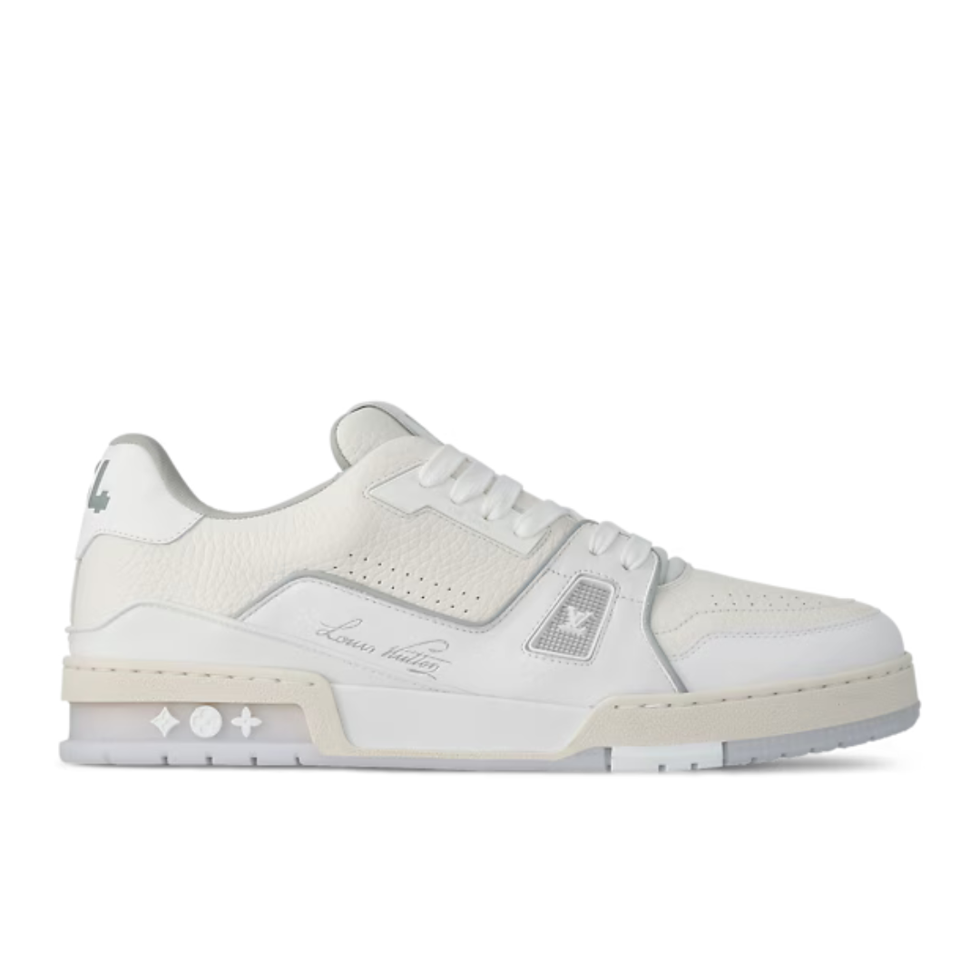 Lv Trainer Sneaker White