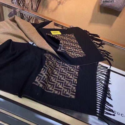 Fendi wool and cashmere blend scarf