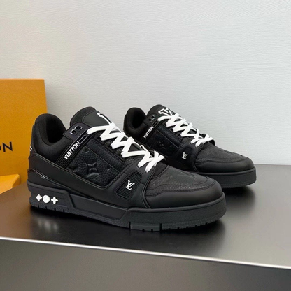 Lv Trainer Sneaker Black