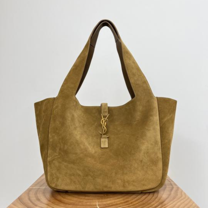 Saint Laurent Le 5 À 7 Bea suede tote bag
