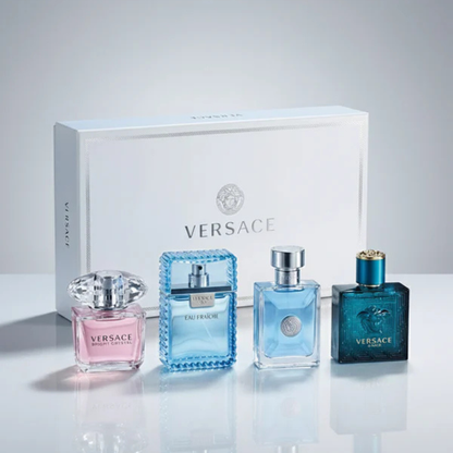 Versace Perfume Gift Set | 4-Piece Fragrance Collection