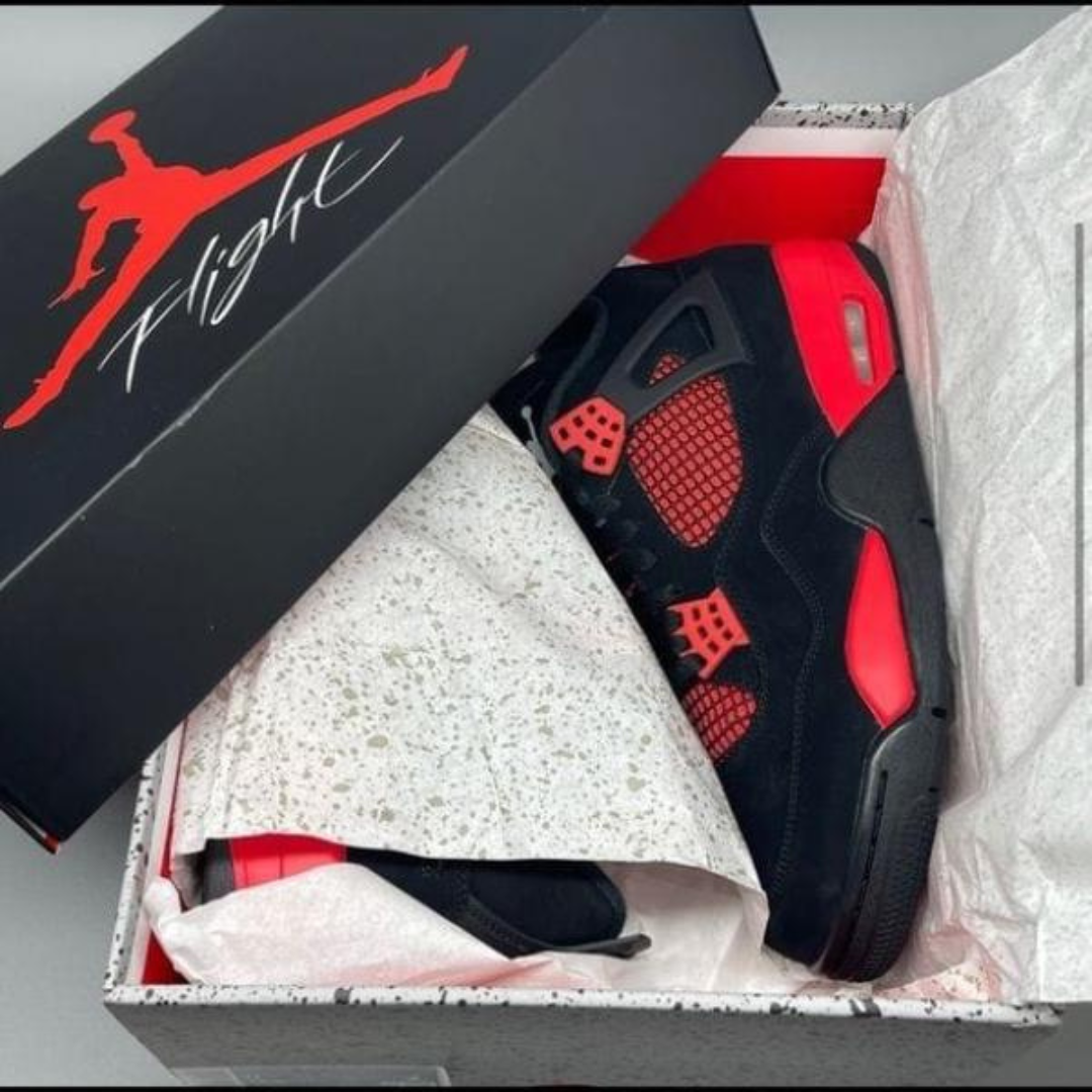 Air Jordan 4 Retro "Red Thunder" (Unisex)