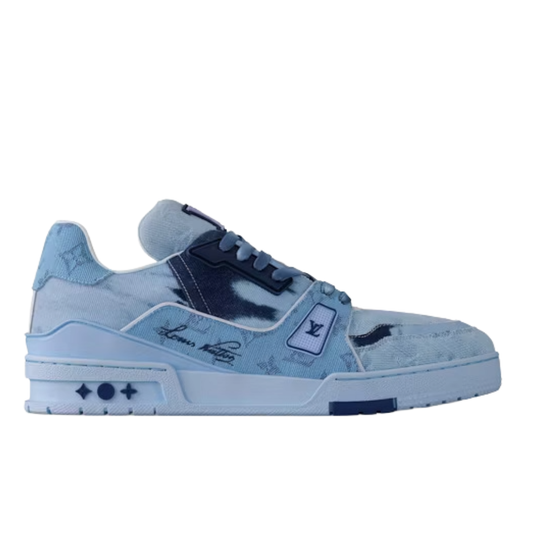 Lv Trainer Navy Denim