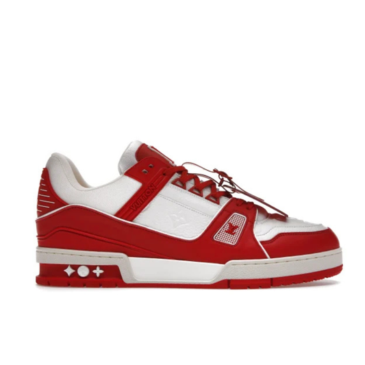 LV Trainer Sneaker Red
