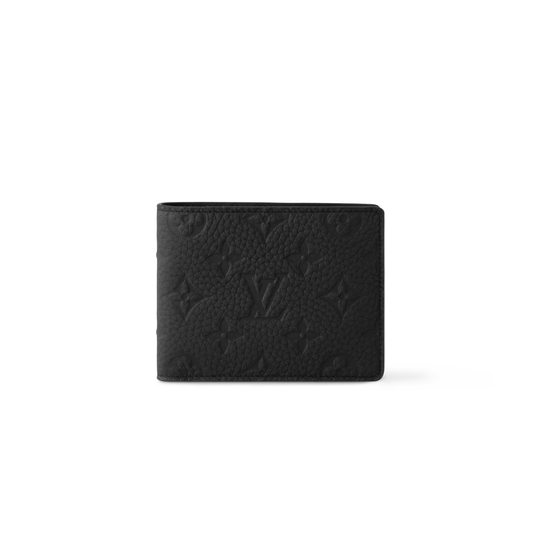 Lv Monogram Taurillon Leather Wallet