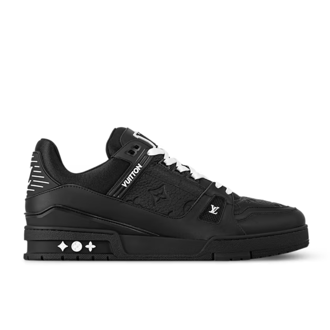 Lv Trainer Sneaker Black